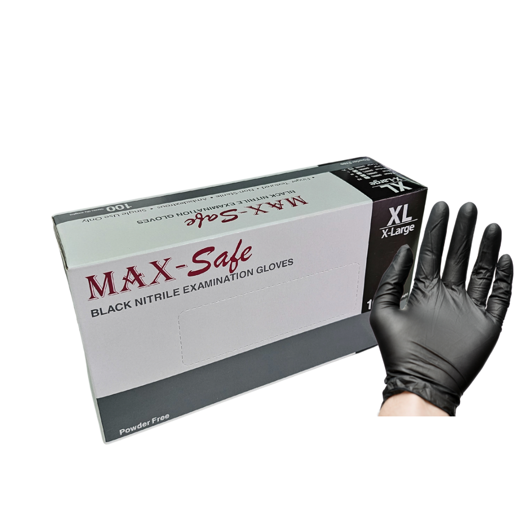 Black Nitrile Gloves