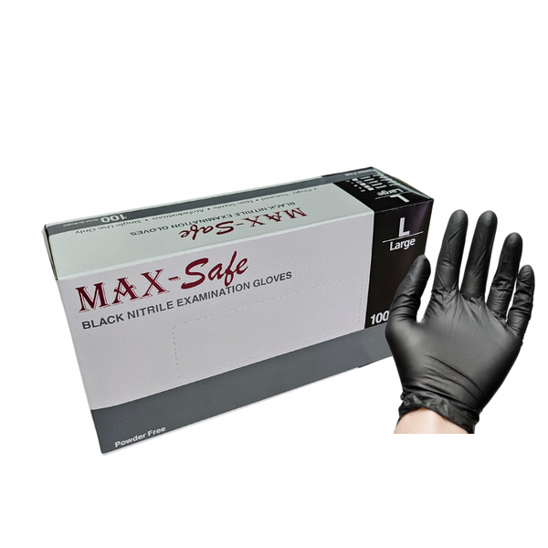 Black Nitrile Gloves